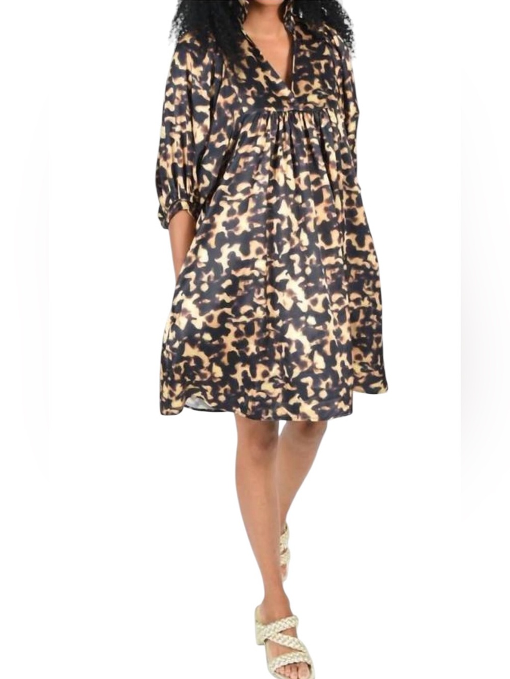 Emily Mccarthy Stella Tortoise Dress